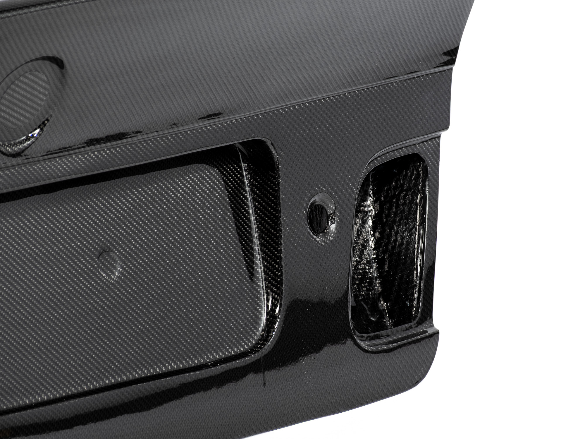 BMW E46 4D - Limusine - CSL Style Heckklappe- aussen nahe