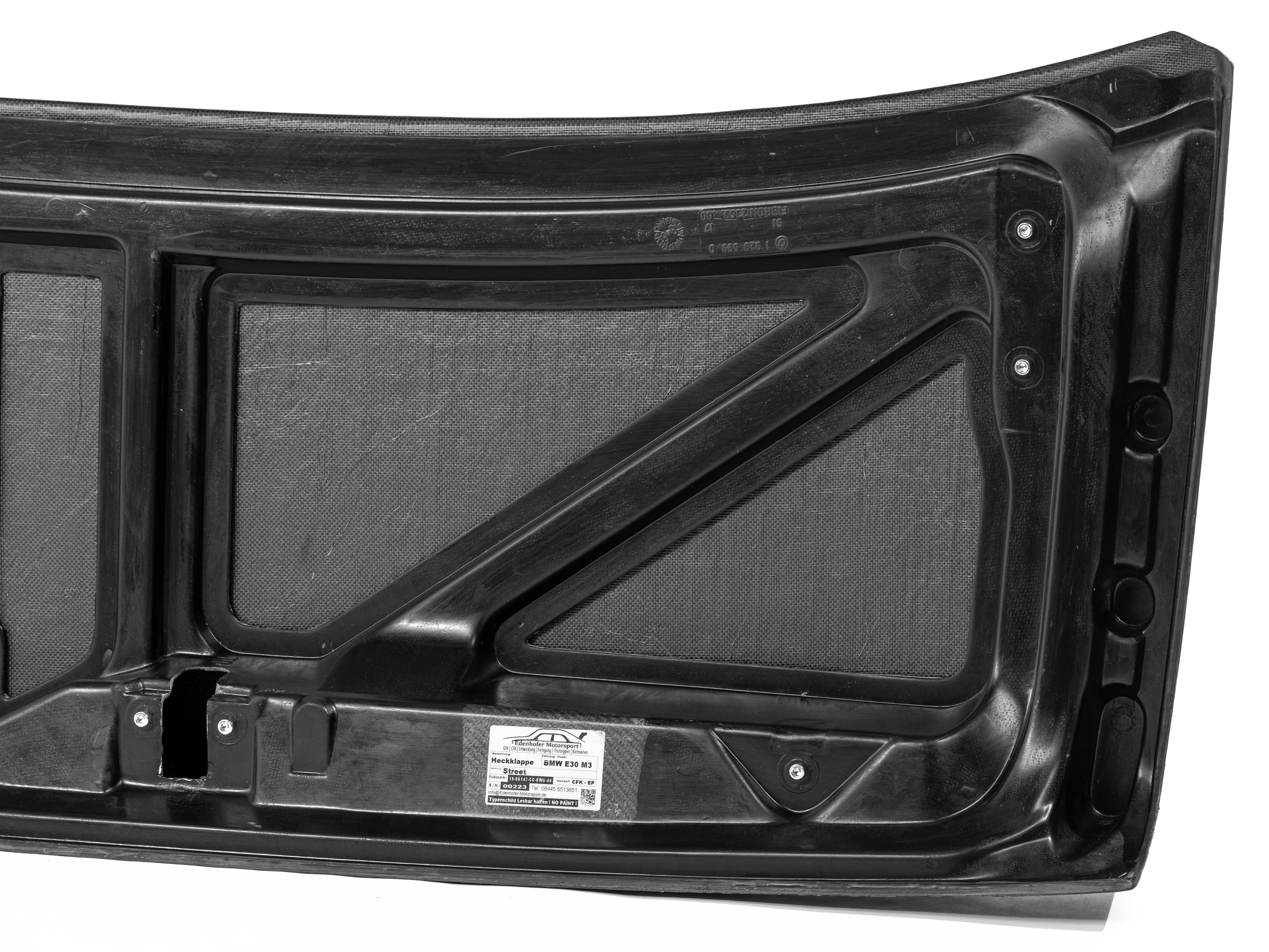 Carbon Kofferraumdeckel passend für BMW E30 M3 — 2 Bauform-Varianten