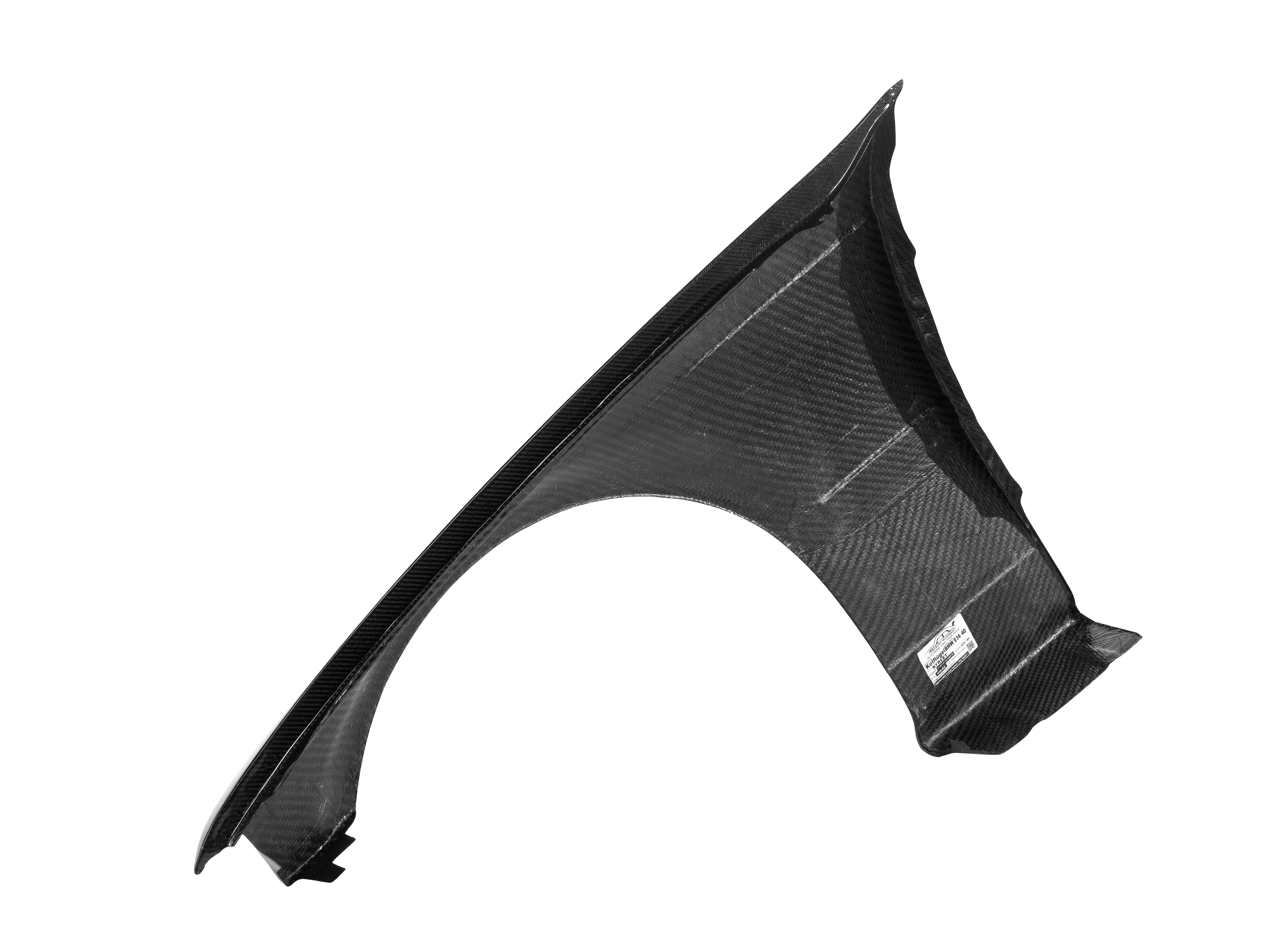 Breiter Carbon Kotflügel passend für BMW E36 Limousine, Compact, Touring