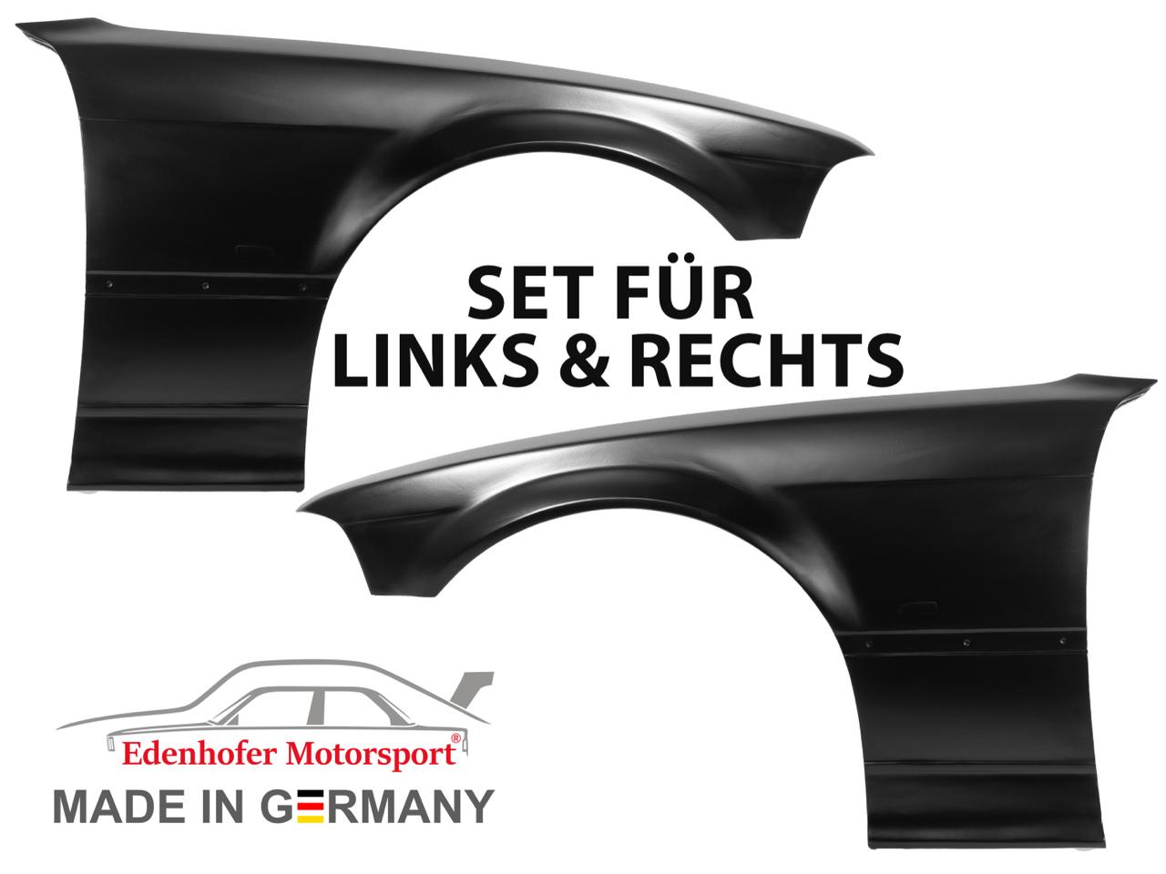 GFK-UP Kotflügel Set passend für BMW E36 — ca. 15 mm breiter