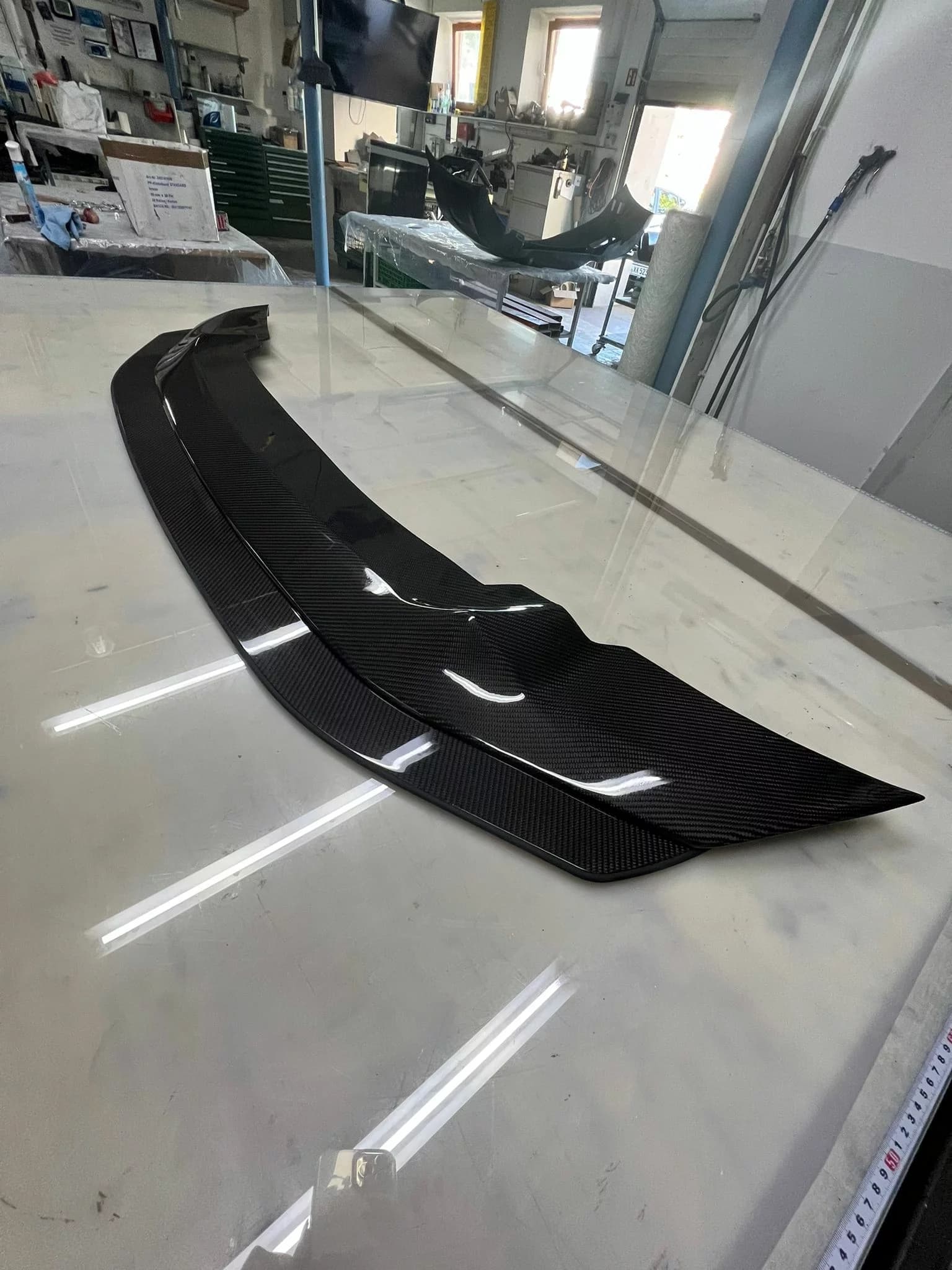 Carbon Frontsplitter BMW M2 F87 Competition schräg von oben