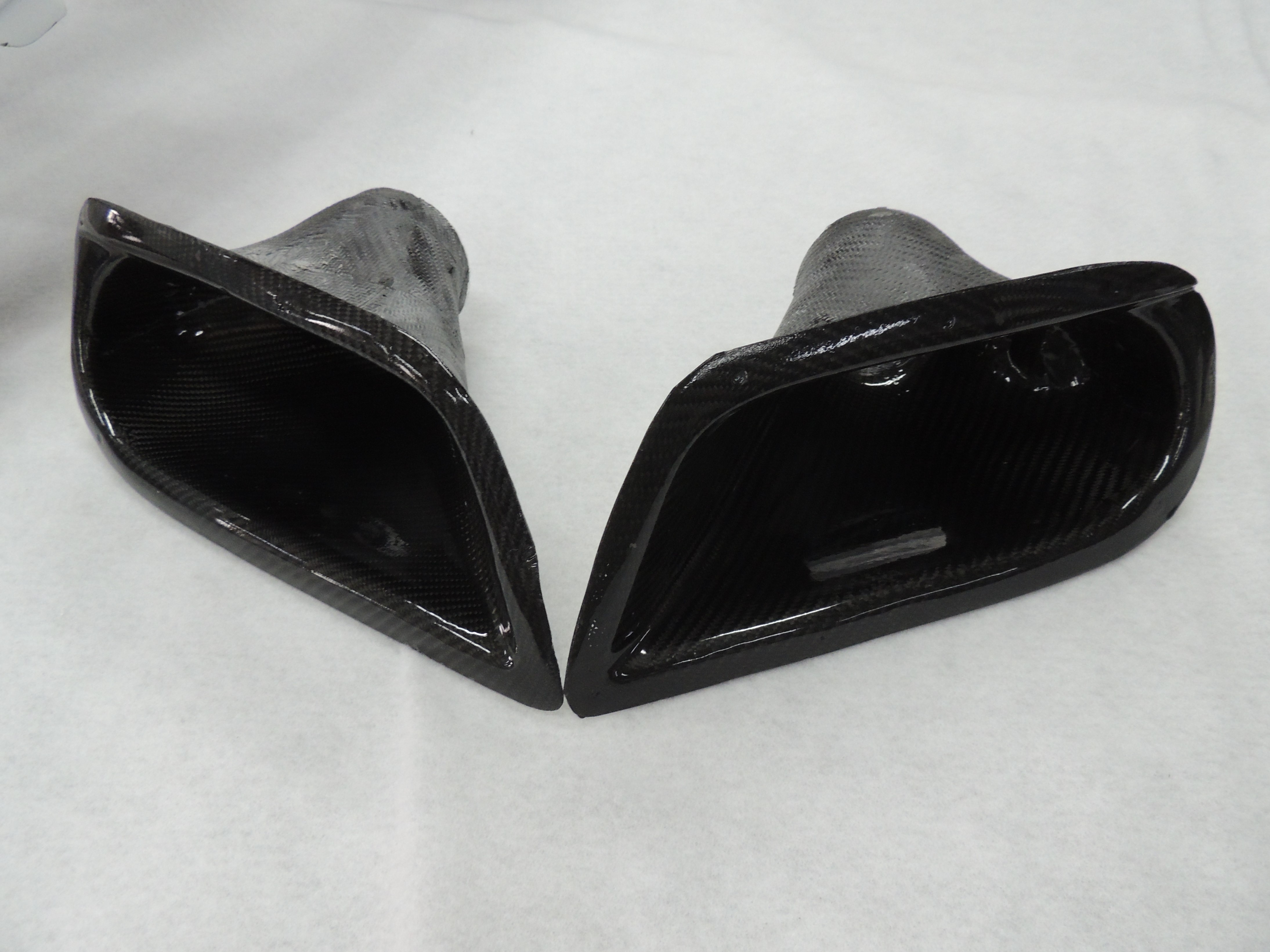 Carbon Lüftungstrichter Bremsluftführungen passend für BMW E46 M3
