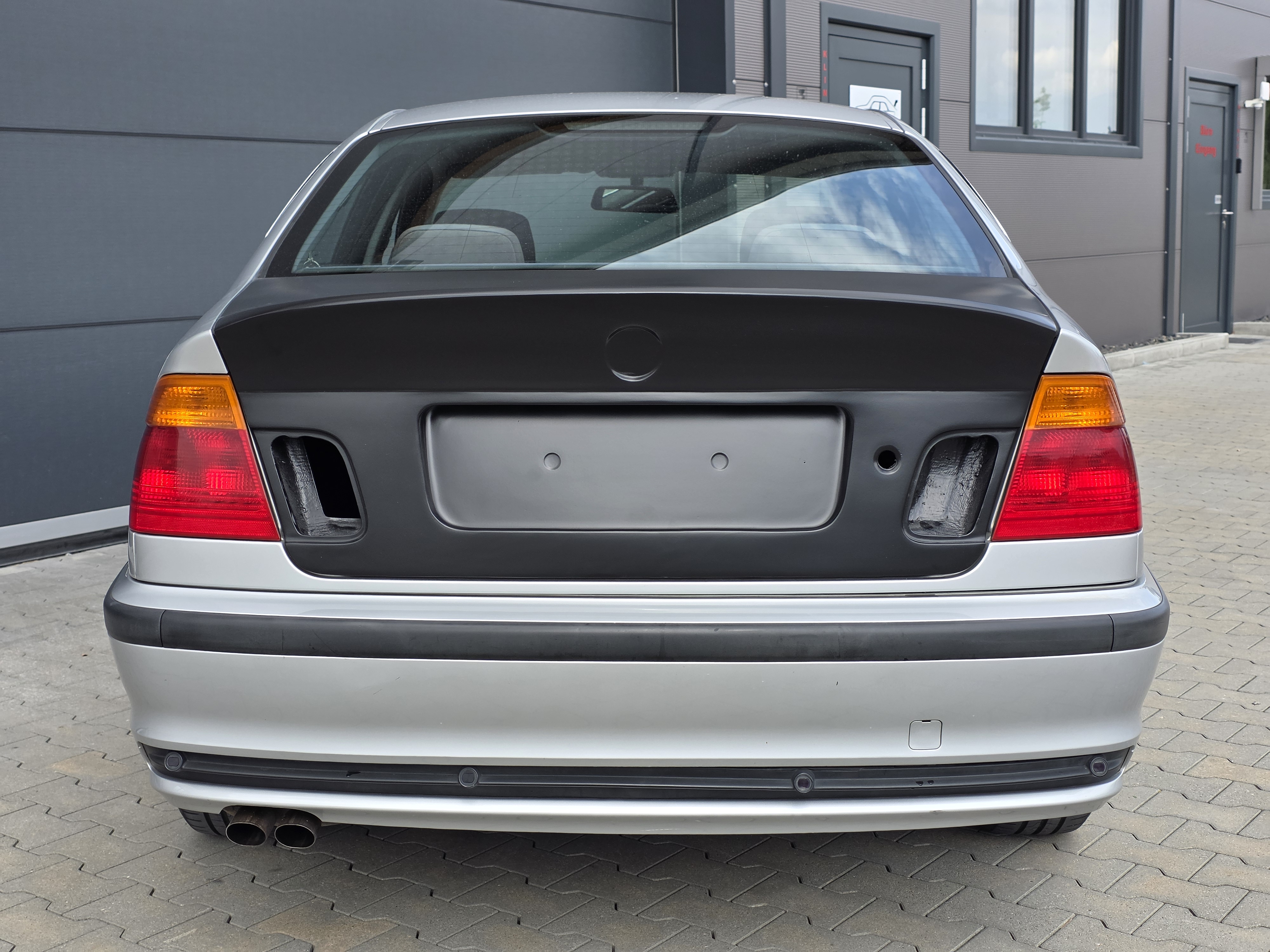 BMW E46 Limo CSL Heckklappe Kennzeichen hinten