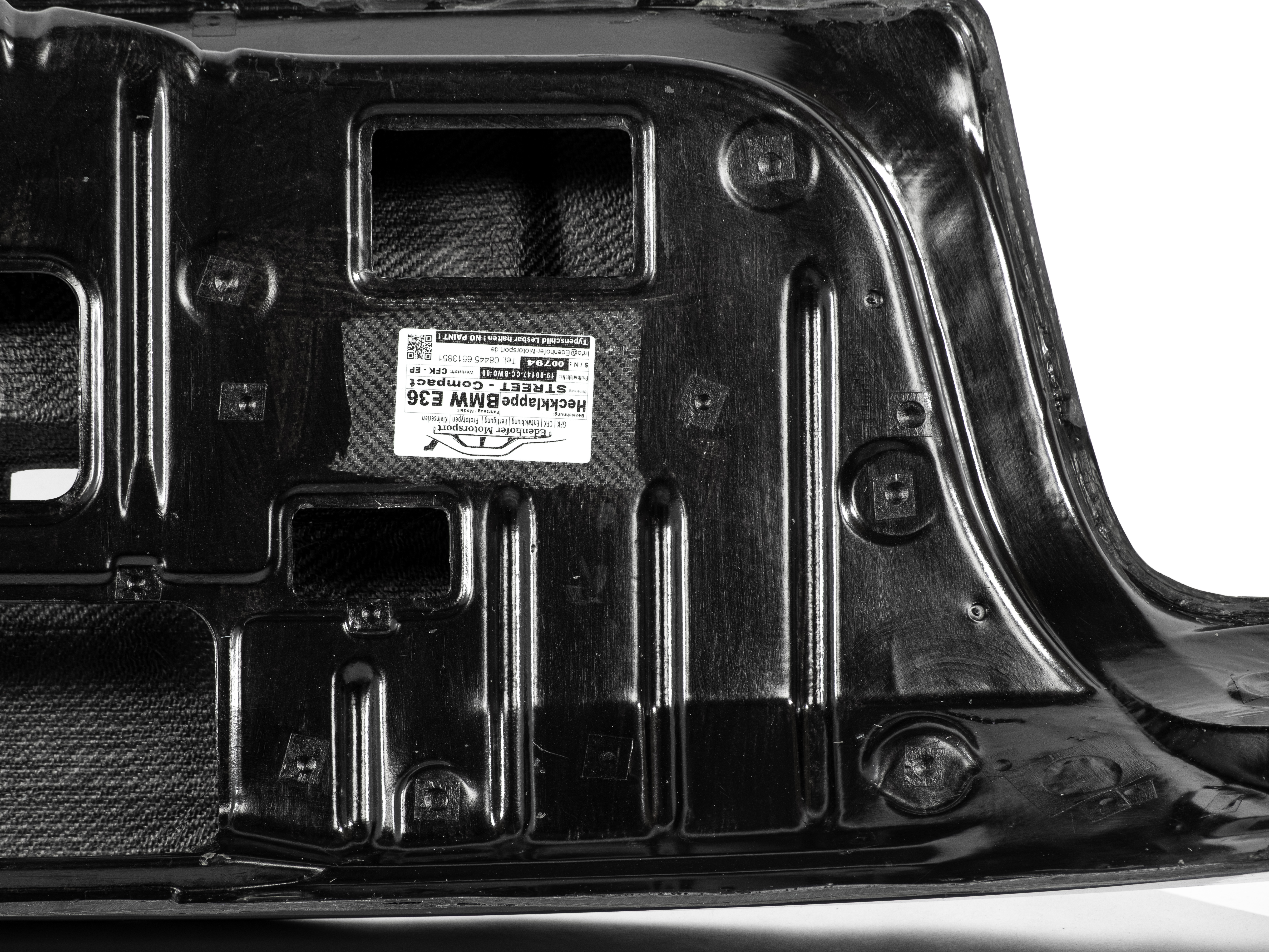 Carbon Heckklappe passend für BMW E36 Compact – Leichtbau Motorsport